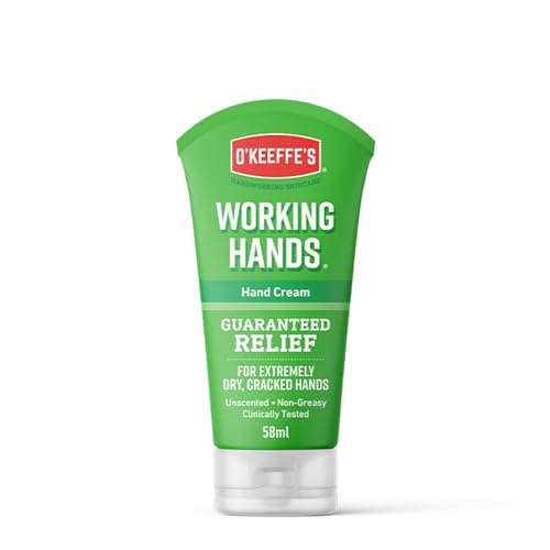 O'Keeffe's Working Hands, 58ml Tube - Hand Cream for Extremely Dry, Cracked Hands