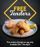 Free tasty fried Chicken tenders (No minimum spend required) - Order via App @ Gourmet Burger Kitchen