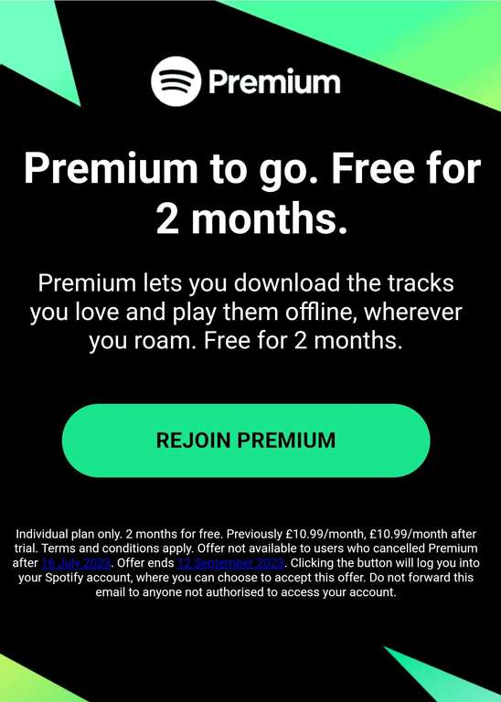 Returning Premium Individual Subscription - 2 Months (Select Accounts)
