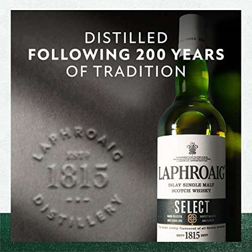 Laphroaig Select Oak | Islay Single Malt Scotch Whisky | Peated | Smoky, Salty and Sweet | 40% ABV | 70cl
