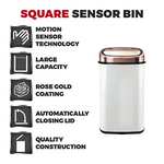 Tower T80904RW Kitchen Bin with Sensor Lid 58L £50.99 @ Amazon