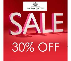 Up to 30% off Selected Body Care products with Free Click and collect to store @ Molton Brown