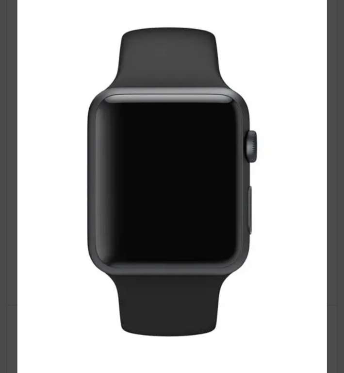 Apple Official Watch Band 42mm / 44mm - Black (Open Box) using code