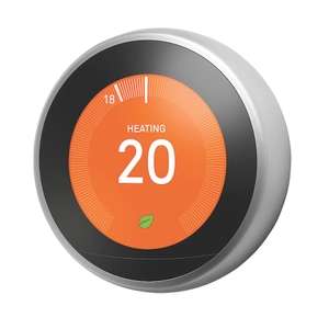 Google Nest Learning Thermostat, 3rd Generation, Silver, + FREE Stand - £188.99 @ Screwfix