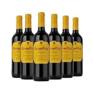 25% off 6 bottles of Wine, Champagne and Prosecco (Clubcard price) e.g 6 bottles of Campo Viejo Rioja Tempranillo £29.25 @ Tesco