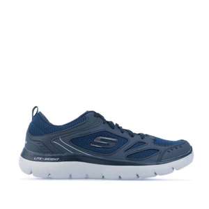 Men's Skechers Summits South Rim Breathable Lace up Trainers in Blue sold by g.t.i. outlet