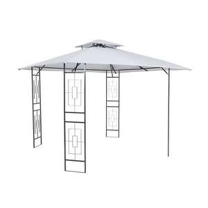 Gazebo with Ornate Panels free click and collect