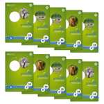 Staufen Green exercise book, DIN A5, type 28 ruling (5 mm squared with margins), 10 notebooks, 16 sheets each, 90 g/m² recycled paper