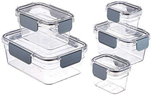 Amazon Basics - Tritan food container with 10 pieces (5 containers + 5 lids) £9.73 @ Amazon