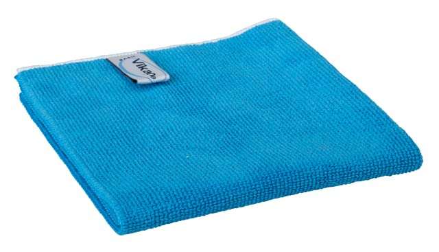 Vikan 691133 Professional Microfibre Cloth, Blue, 320mm Length, 320mm Width, 3mm Height, Pack of 5 - £2.63 @ Amazon