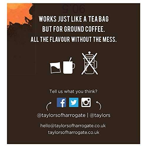 Taylors of Harrogate Coffee Bags All Varieties (10 Bags Per Pack x 3 Packs ) £6 / £5.70 first subscribe and save orders @ Amazon