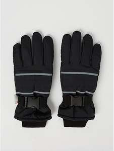 Black Clasp Strap Ski Gloves (S-M, L-XL) - £5 (Free Click & Collect) @ George Asda
