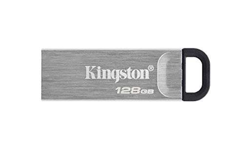 Kingston DataTraveler Kyson USB 3.2 Flash Drive 128GB - Gen 1 with Stylish Capless Metal Case £10.98 at Amazon