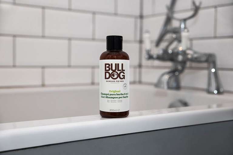 Bulldog Men’s Skincare and Grooming 2 in 1 beard shampoo