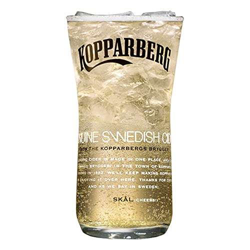 Kopparberg Swedish Cider 500ML/17.6OZ Limited Edition Tumbler Glass (Set of 2)