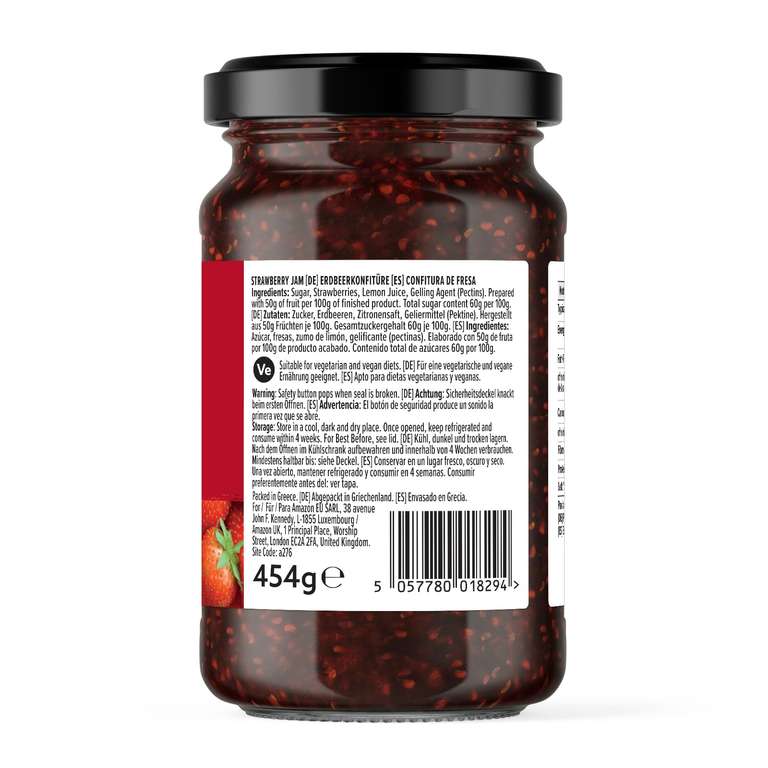 Amazon Strawberry Jam, 454g
