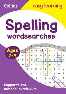 Spelling Word Searches Ages 7-9: Ideal for home learning (Collins Easy Learning KS2)