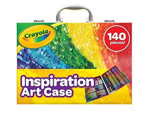 CRAYOLA Inspiration Art Case -140 pieces-Assortment £15 with voucher @ Amazon