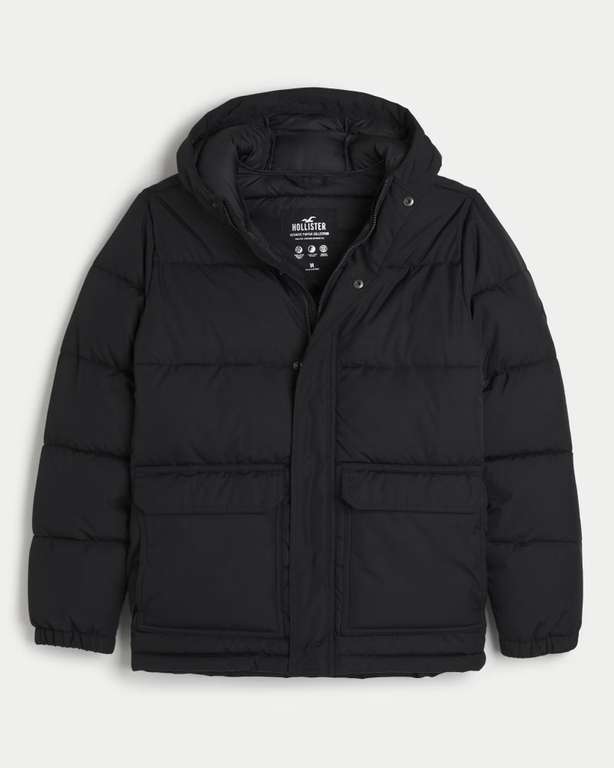 Hollister Mens Ultimate Utility Puffer Jacket (Sizes XS-XXL) - Member Price + Free C&C