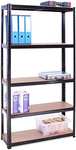 G-Rack Garage Shelving Units - Durable Steel Frame , 5 Tier 180 x 90 x 30, 175kg - £27.99 with voucher sold and FB G -rack @ Amazon
