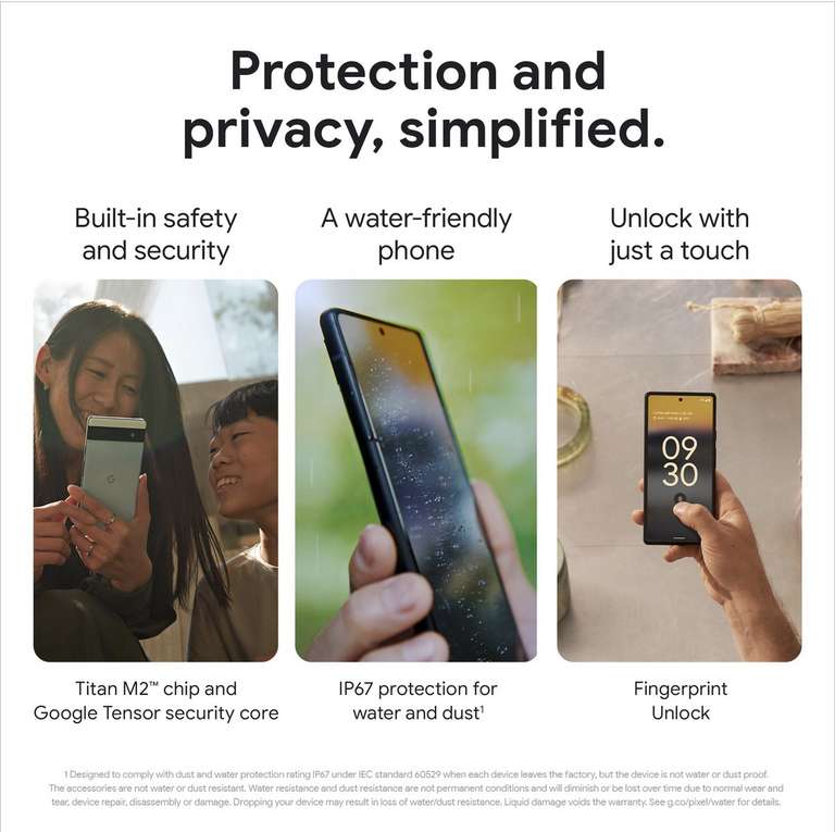 Google Pixel 6a Smartphone, Android, 6 