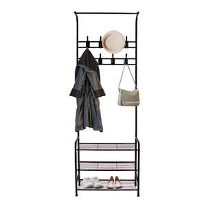 Innotic Coat Rack Stand with Shoe and Removable 16 Hooks Free Standing Sold by SAGEARMONA FBA