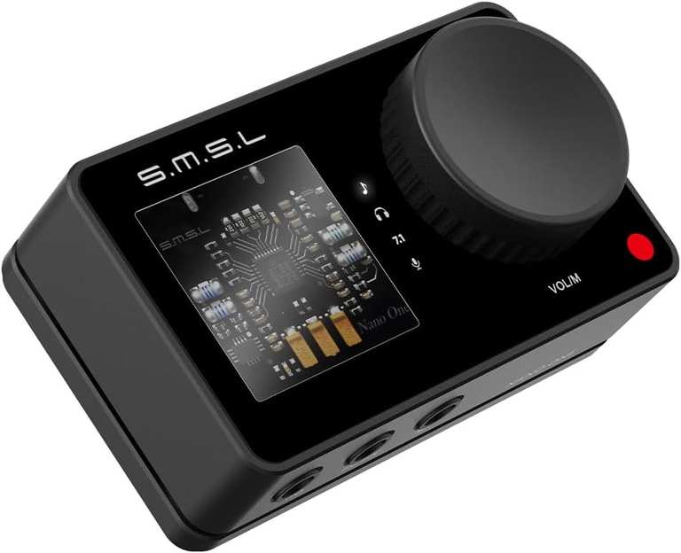 SMSL NANOONE PRO ESports External Sound Card ( DAC / USB-C / 7.1 / Mic / Magnetic Base ) w/voucher @ SMSL Official Store/FBA