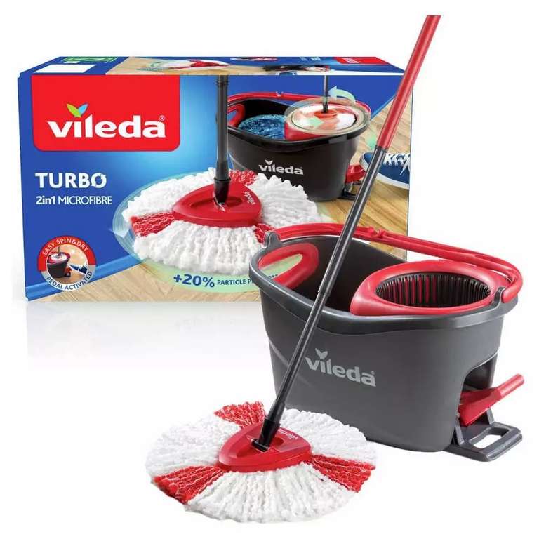 Vileda Turbo Spin Mop - the floor can't get cleaner 