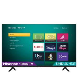 Hisense A7200GTUK Roku Smart 4K HDR LED Freeview TV 50" £275 55" - £325 Delivered @ QVC UK