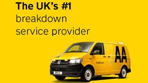 AA vehicle breakdown cover from £4.85pm (Or £52 a year) - Upto 40% off Breakdown Cover @ Groupon