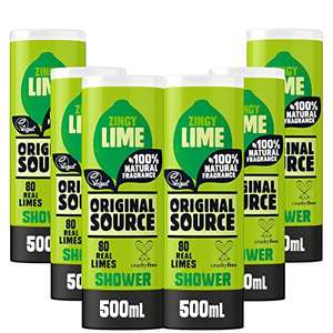 Multipack Original Source Shower Gel 6x500ml (Big Bottles), Lime (£9.88 - £10.26 with S&S)