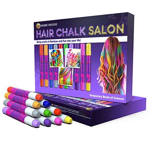 Desire Deluxe Hair Chalk Gift for Girls - £8.99 Dispatches from Amazon Sold by TechStone Shop