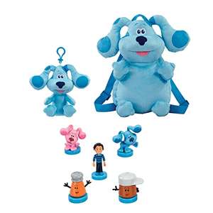 Blues Clues & You! Backpack, Plush Coin Purse & Stampers Bundle