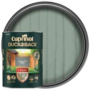 Cuprinol 5 year Ducksback 5L Matt Shed & Fence Treatment, Lots Of Colours - Free C&C