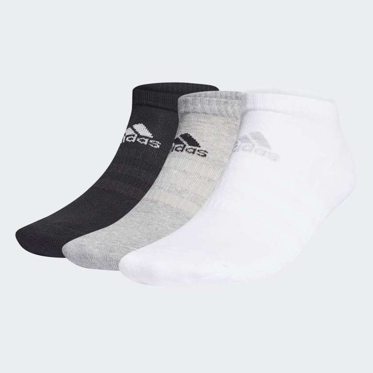 adidas Cushioned Low-Cut Socks 3 Pairs £5.50 with code plus free delivery with Creators Club @ adidas