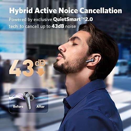 Wireless Earbuds, EarFun Air Pro 3 - Active Noise Cancelling Earbuds, Qualcomm aptX Adaptive Sound, Bluetooth 5.3 W/voucher - EarFun UK FBA