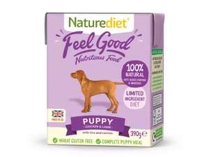 Naturediet Feel Good Wet Puppy Food Chicken with Rice and Carrots 390g 50p when spending £5 @ Poundstretcher Dumfries