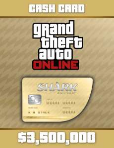 Grand Theft Auto Online | GTA V Whale Shark Cash Card | 3,500,000 GTA-Dollars [PC Code] £30.99 at Amazon