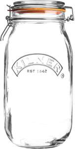 Kilner 2 Litre Round Glass Clip Top Preservation Storage Jar - £5.62 / Minimum Order 3