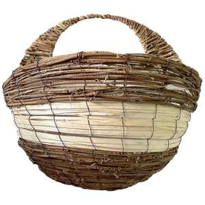 Half price all garden brackets, baskets and liners + more - e.g Rattan Willow Wall Basket £2 @ Homebase Maidenhead
