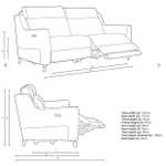 John Lewis & Partners Elevate Large 2 Seater Power Recliner Sofa Glitch - £100 Delivered @ John Lewis & Partners