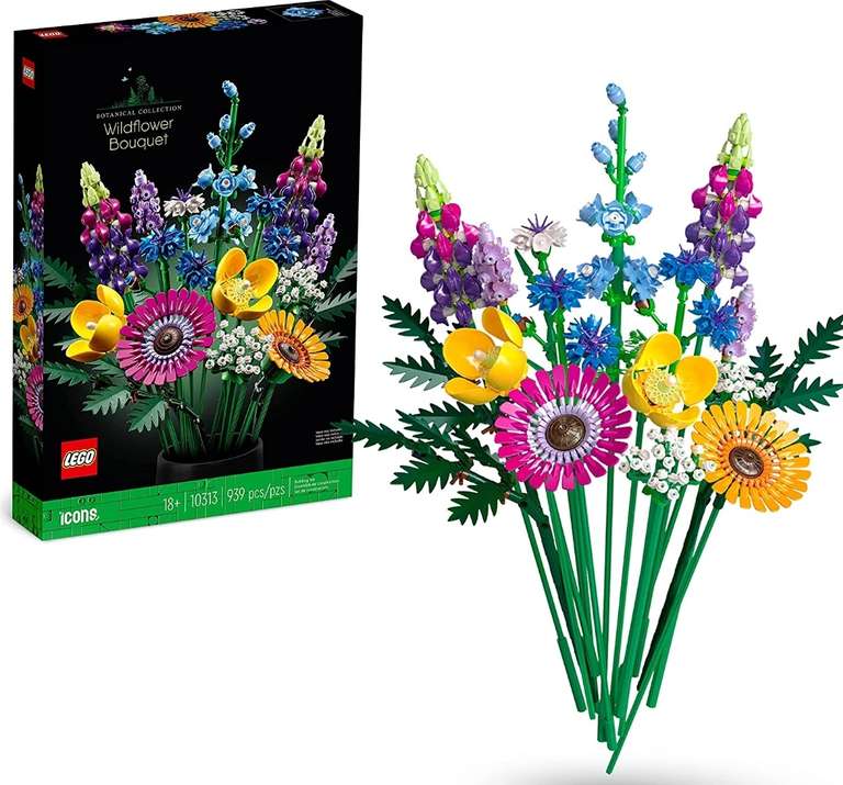 LEGO Icons 10313 Botanical Collection Wildflower Bouquet Set £34.84 delivered with code @ Hamleys