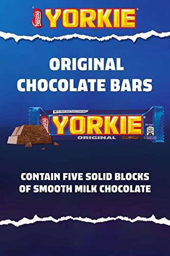 Yorkie - Milk Chocolate Bar Multipack, 24 x 46g Bars £10 / £9.50 subscribe and save @ Amazon