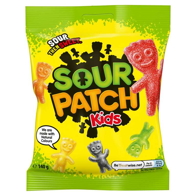 Sour Patch Kids Sweets Bag (140g) - 49p @ Morrisons