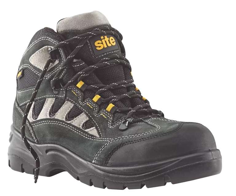 Site Granite Steel Toe Safety Trainers Dark Grey Size 12 - £15.99 / Size 11 - £19.99 + Free Click and Collect @ Screwfix