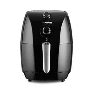 Tower T17025 Vortx Compact Air Fryer with Rapid Air Circulation, 30-Minute Timer, 1.5L, 900W