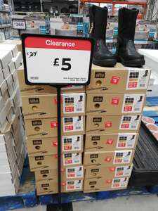 Site Gravel Rigger Boots Black size 7 only £5 at B&Q Crewe