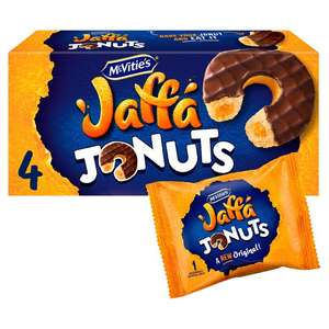 4 pack of Mcvitie's Jaffa Jonuts (Jaffa Cakes) £1.25 with Nectar card @ Sainsbury's