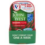 John West Mackerel Fillets in Tomato Sauce, 10 x 125g - £8.99 (membership required) @ Costco