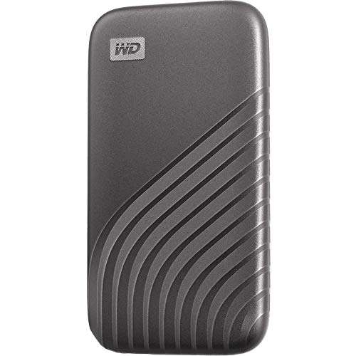 WD 1TB My Passport SSD Portable SSD USB-C USB 3.2 Gen 2 External NVMe Solid State Drive - Space Grey
